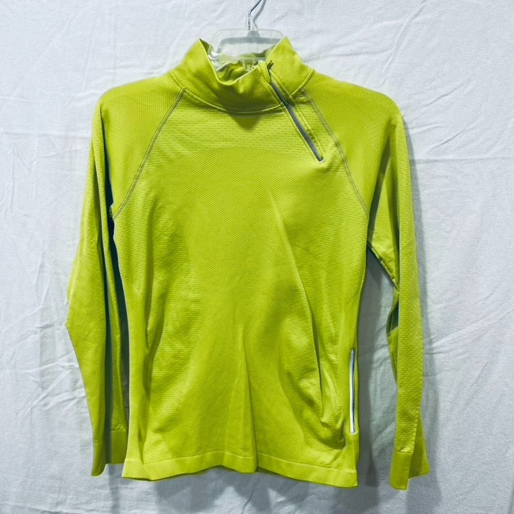 Yelete Long Sleeve Exercise Half Zip Layering Top